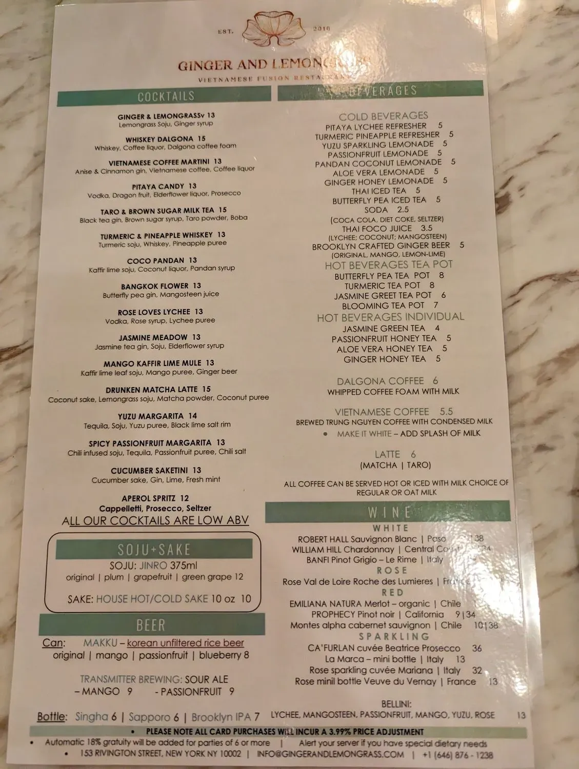 Menu 6