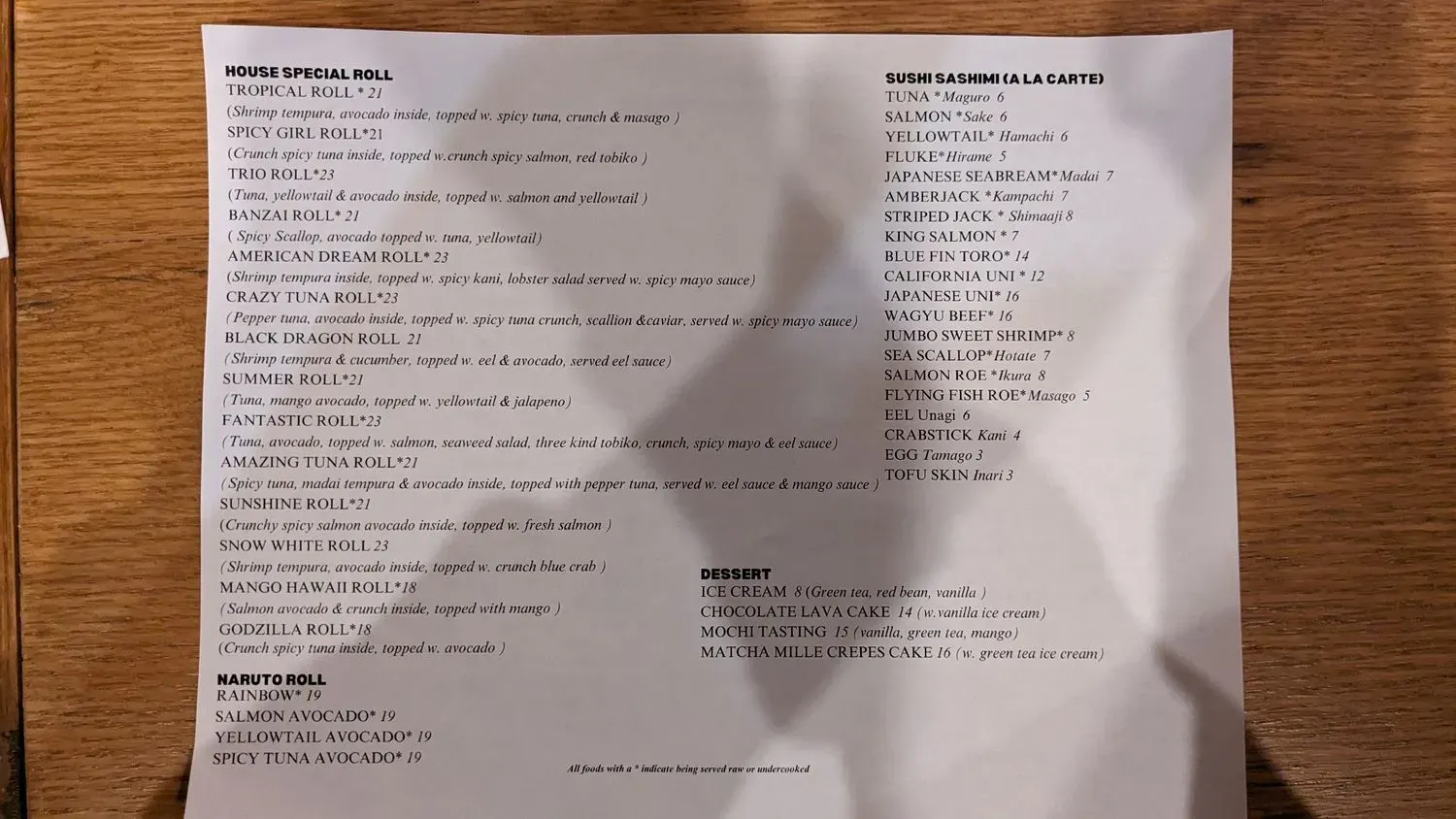 Menu 3