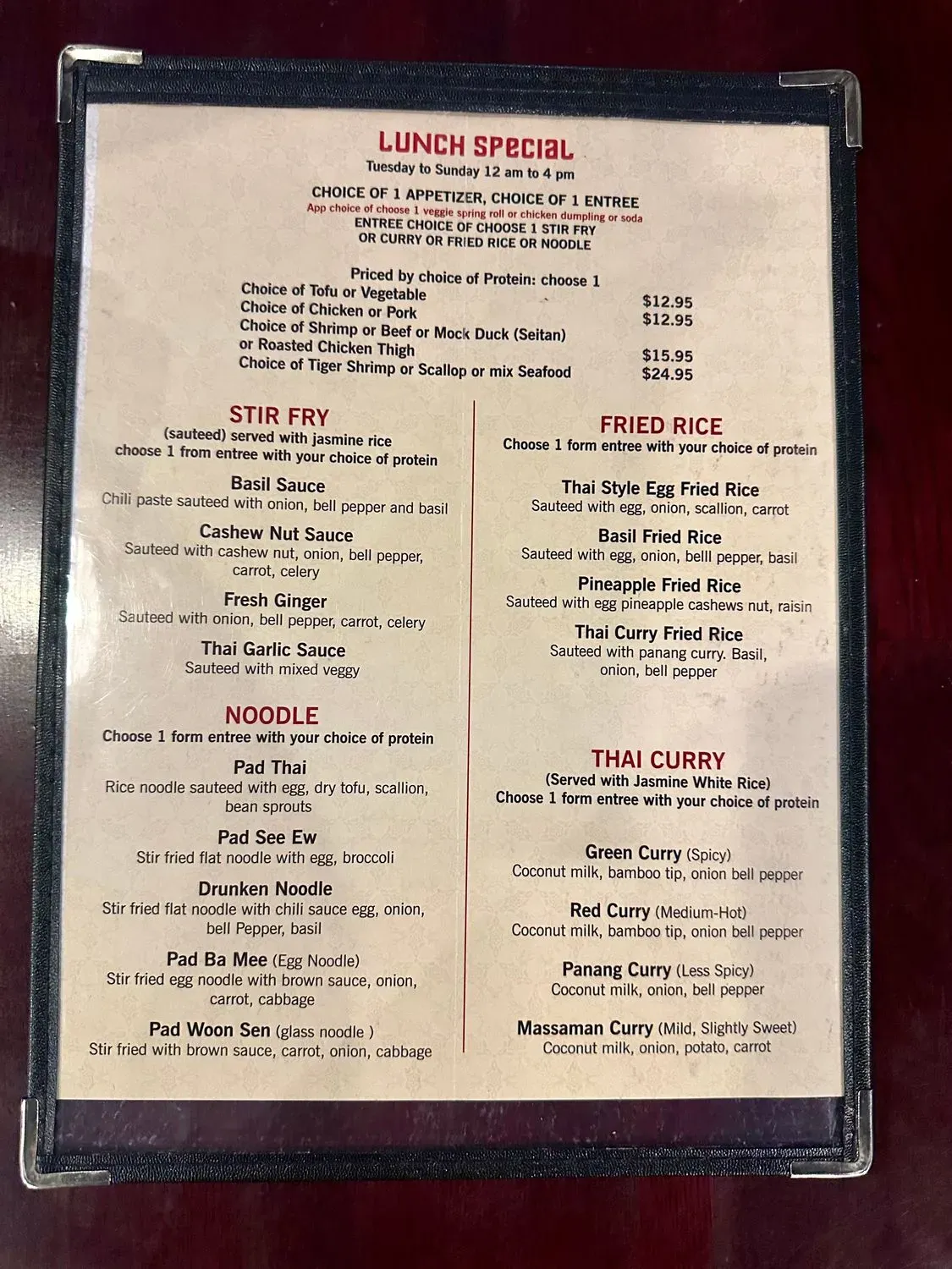 Menu 5