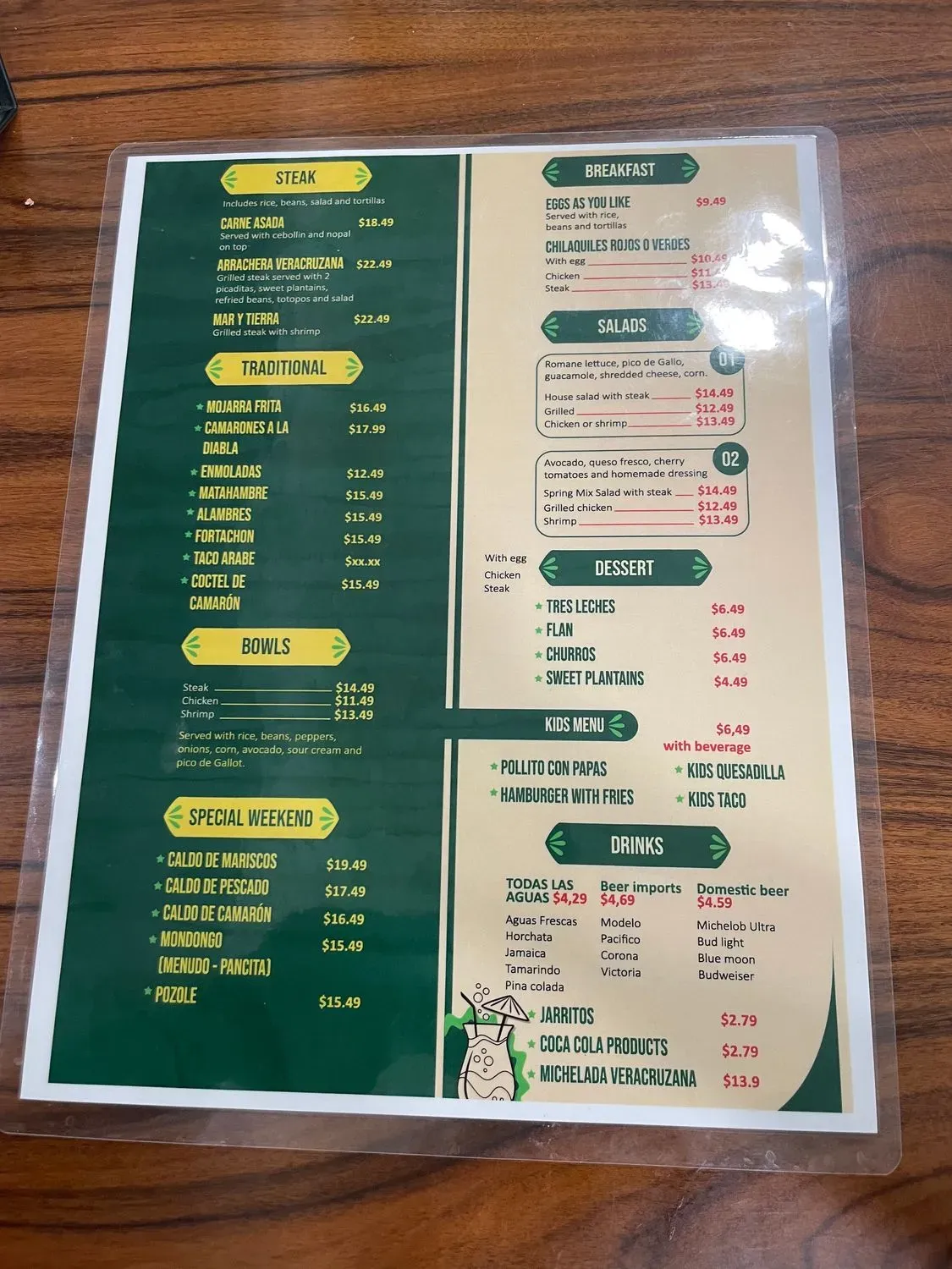 Menu 3