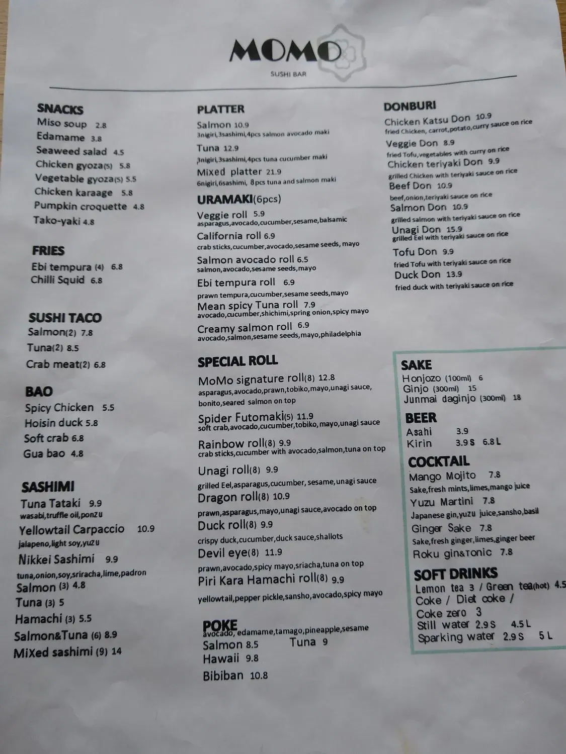 Menu 2