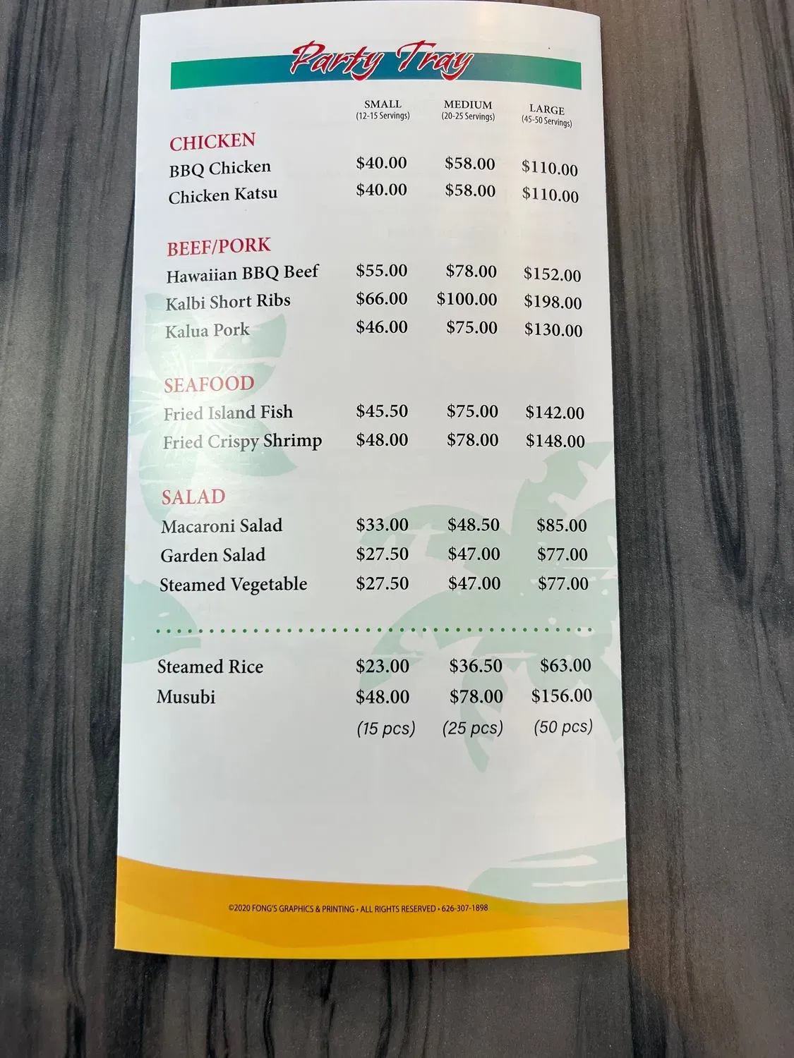 Menu 4