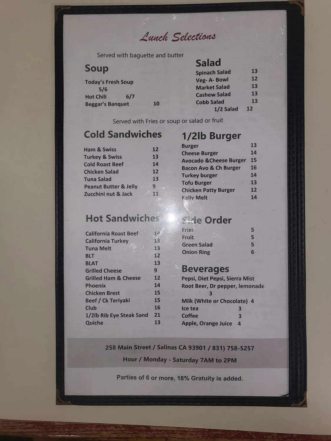 Menu 3