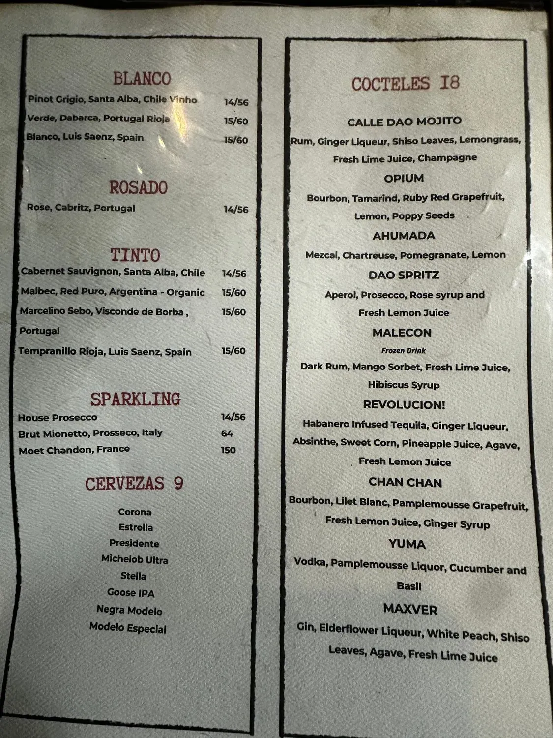 Menu 4