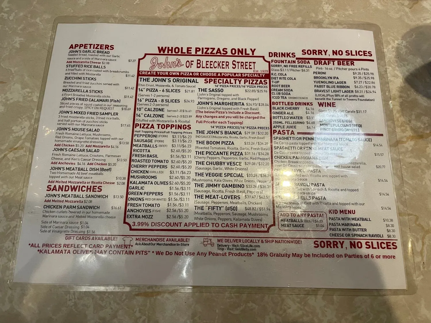 Menu 6