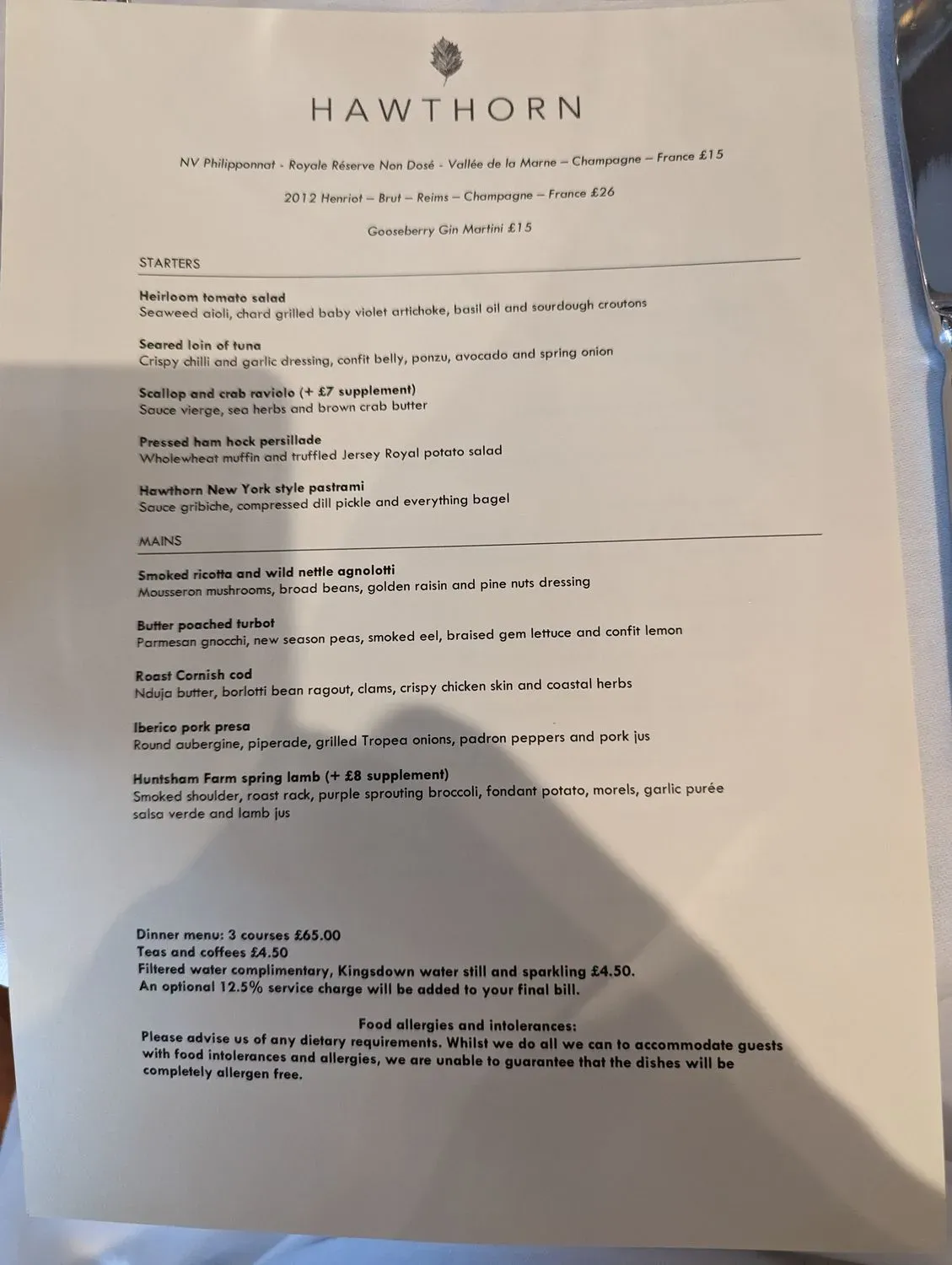 Menu 3