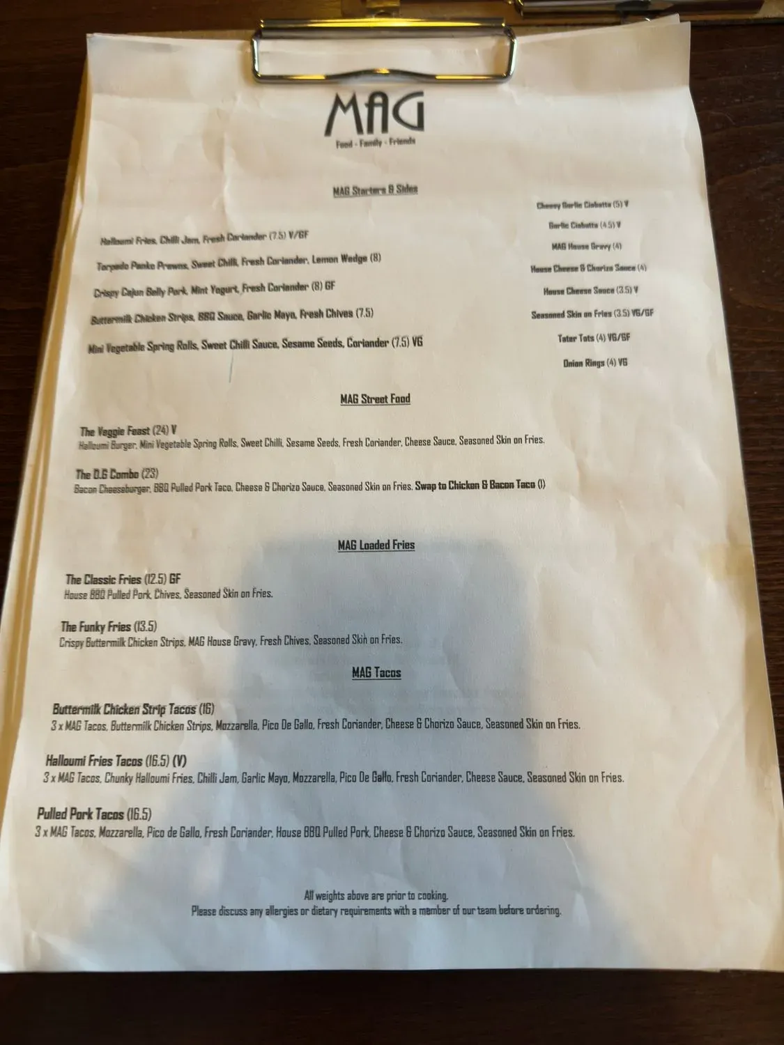 Menu 2