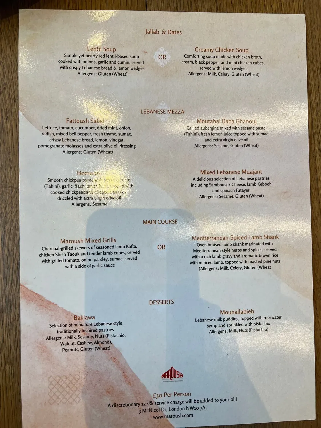 Menu 2