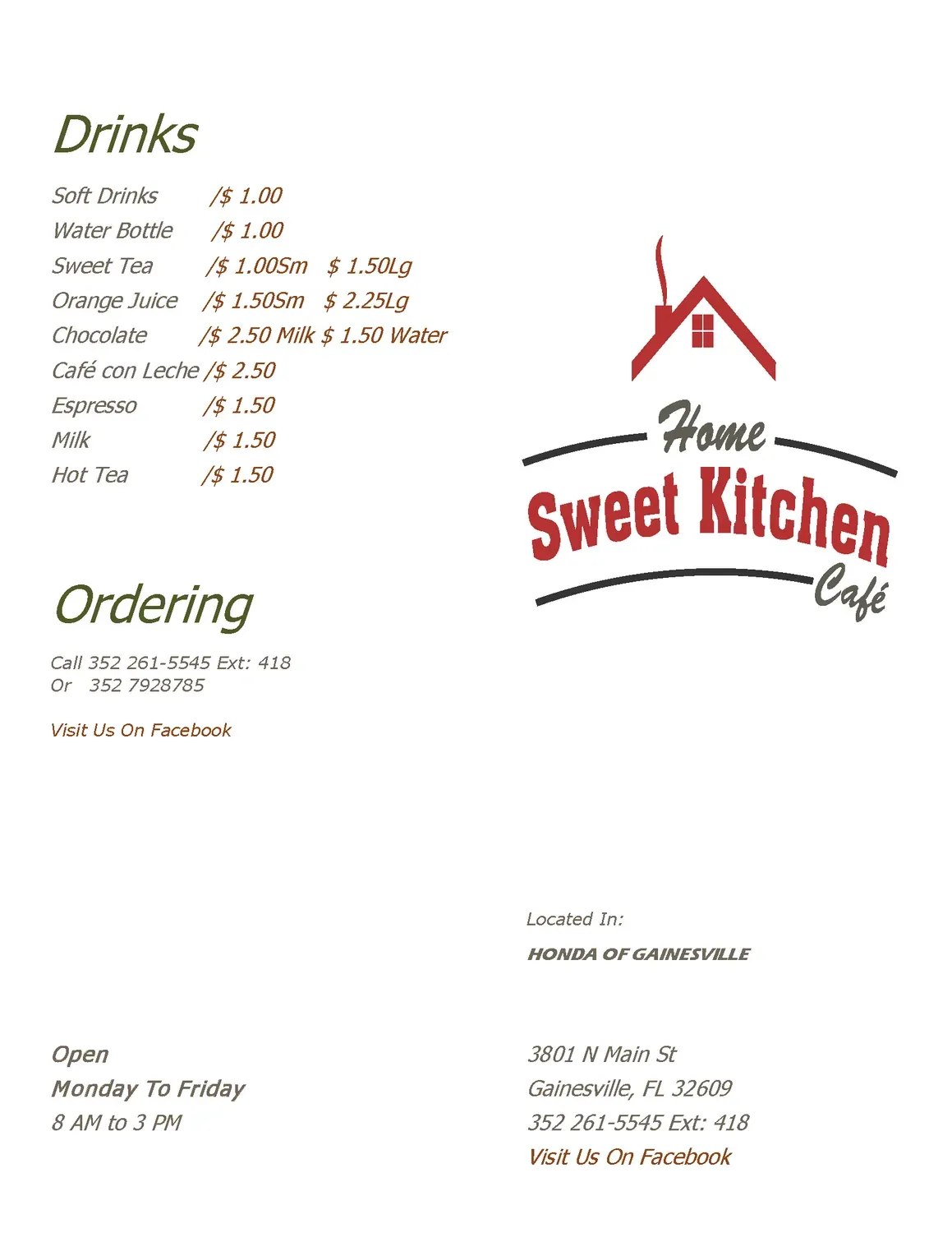 Menu 2