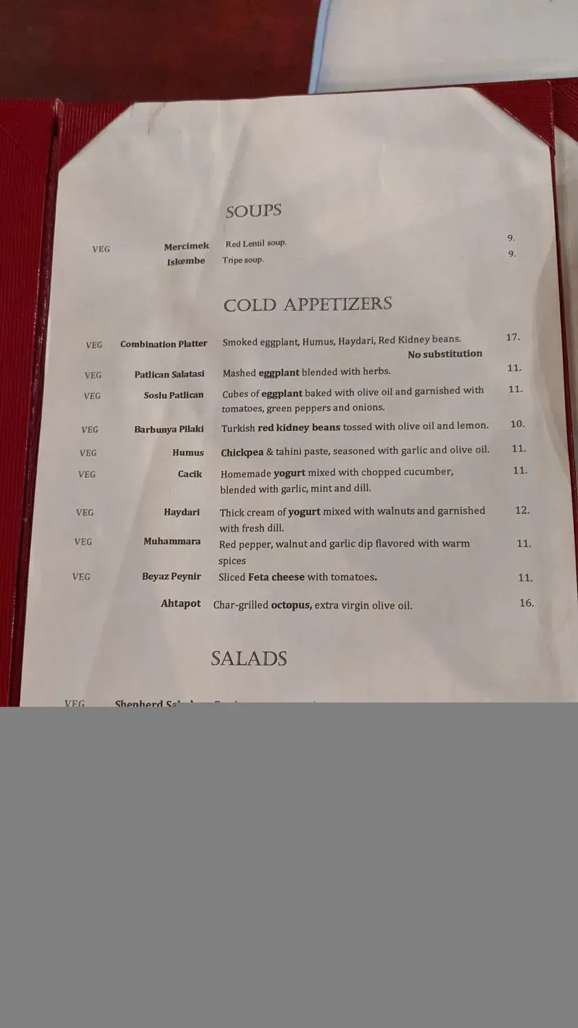 Menu 4