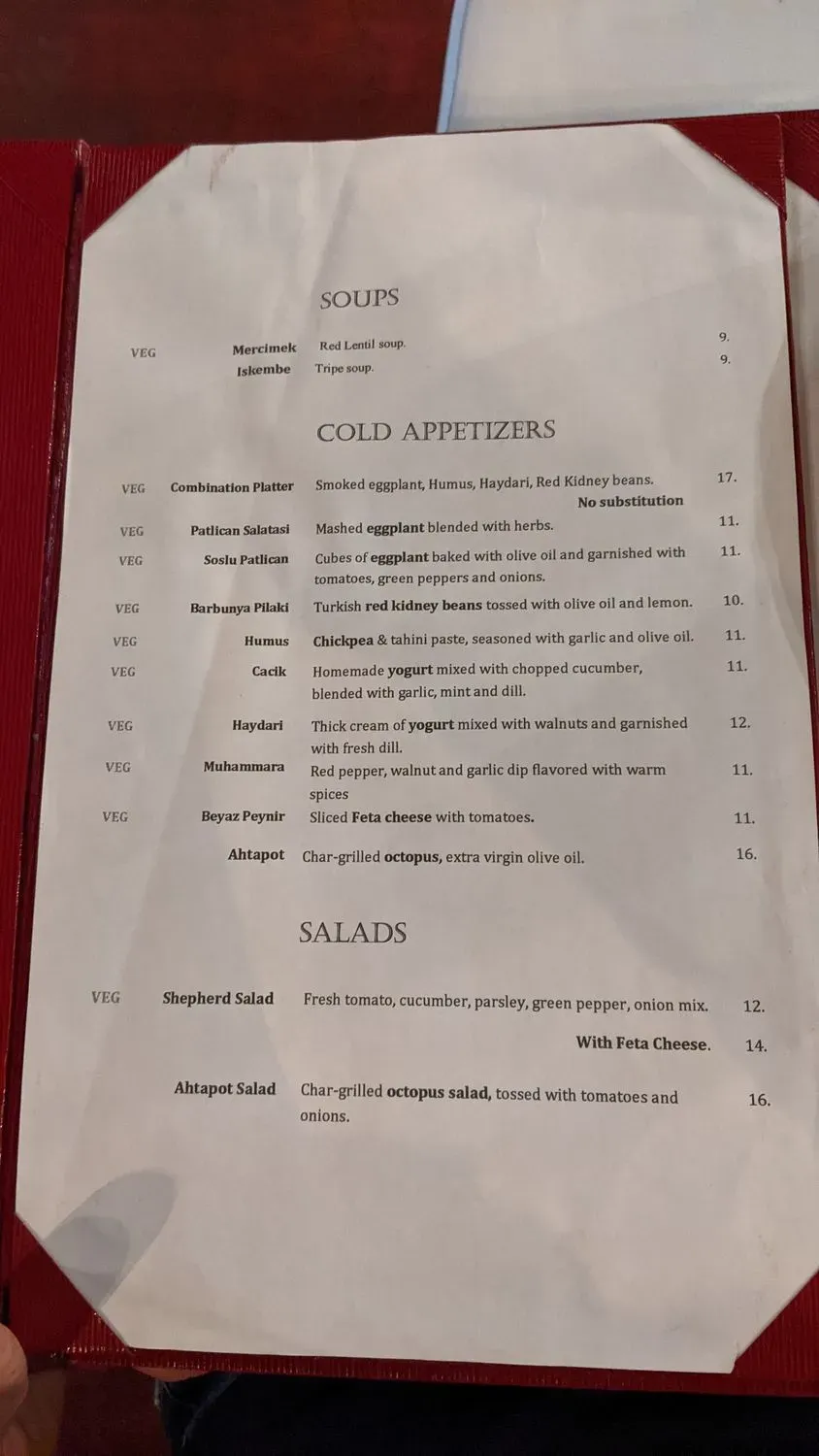 Menu 4