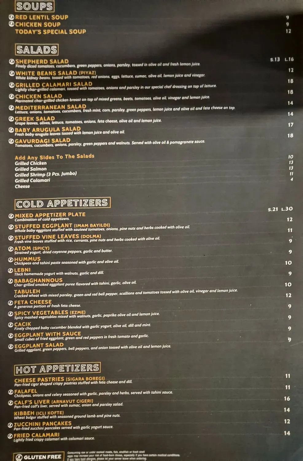 Menu 6