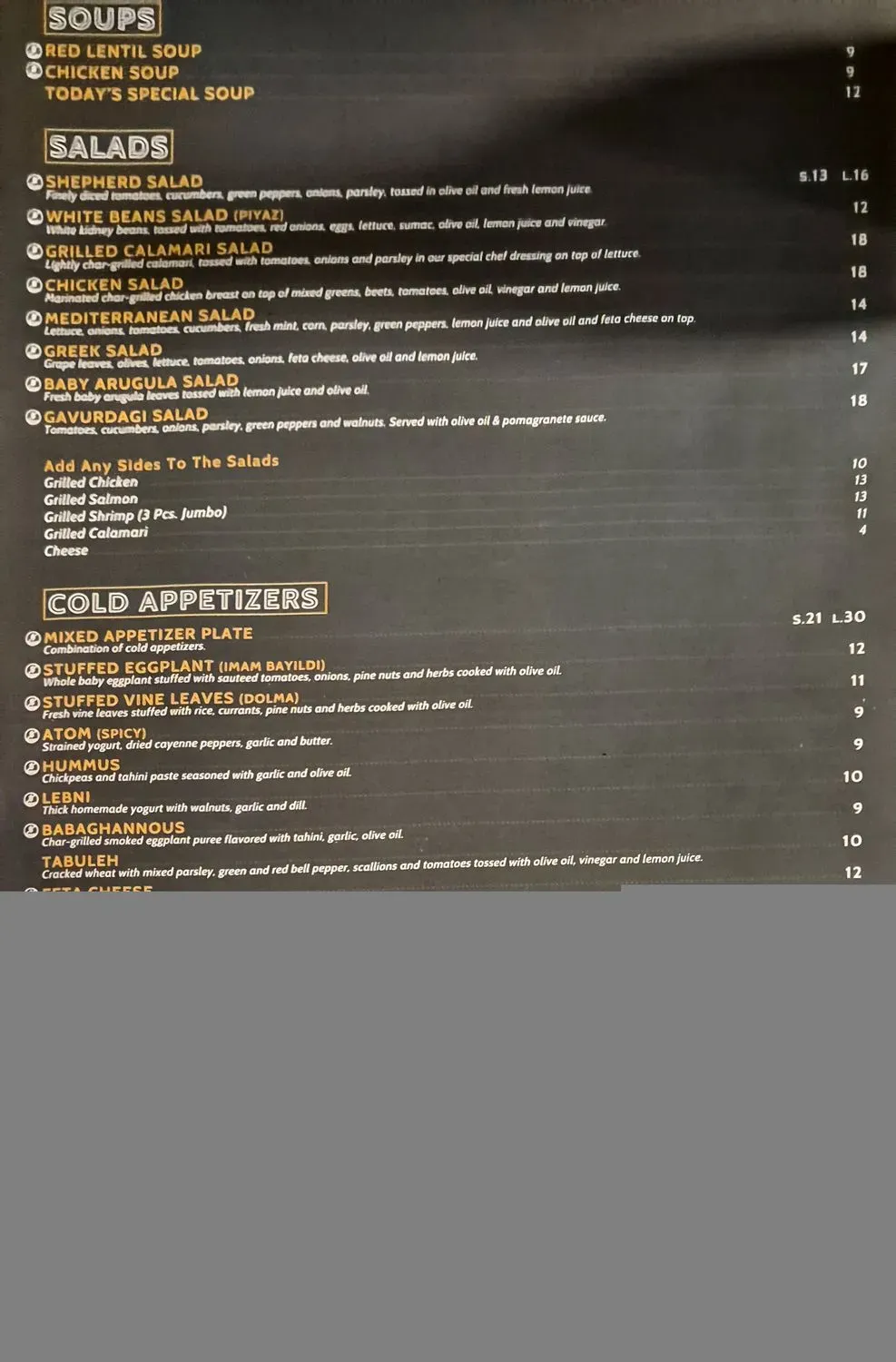 Menu 6