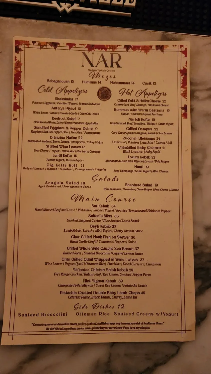 Menu 4