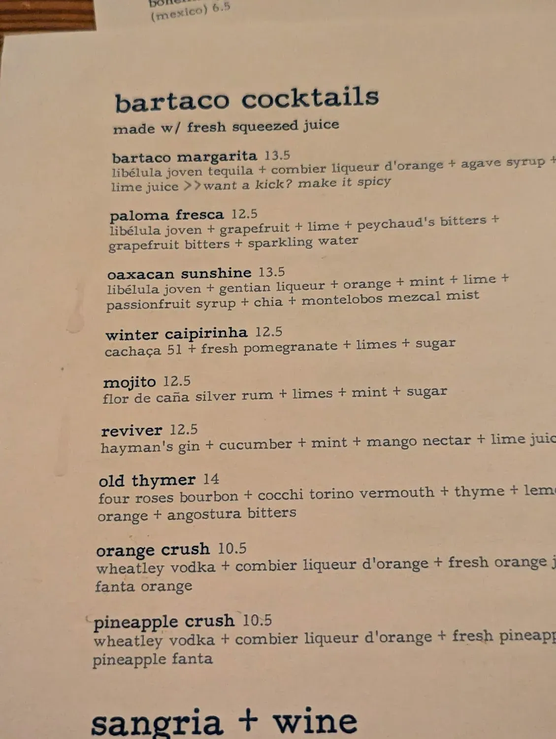 Menu 6