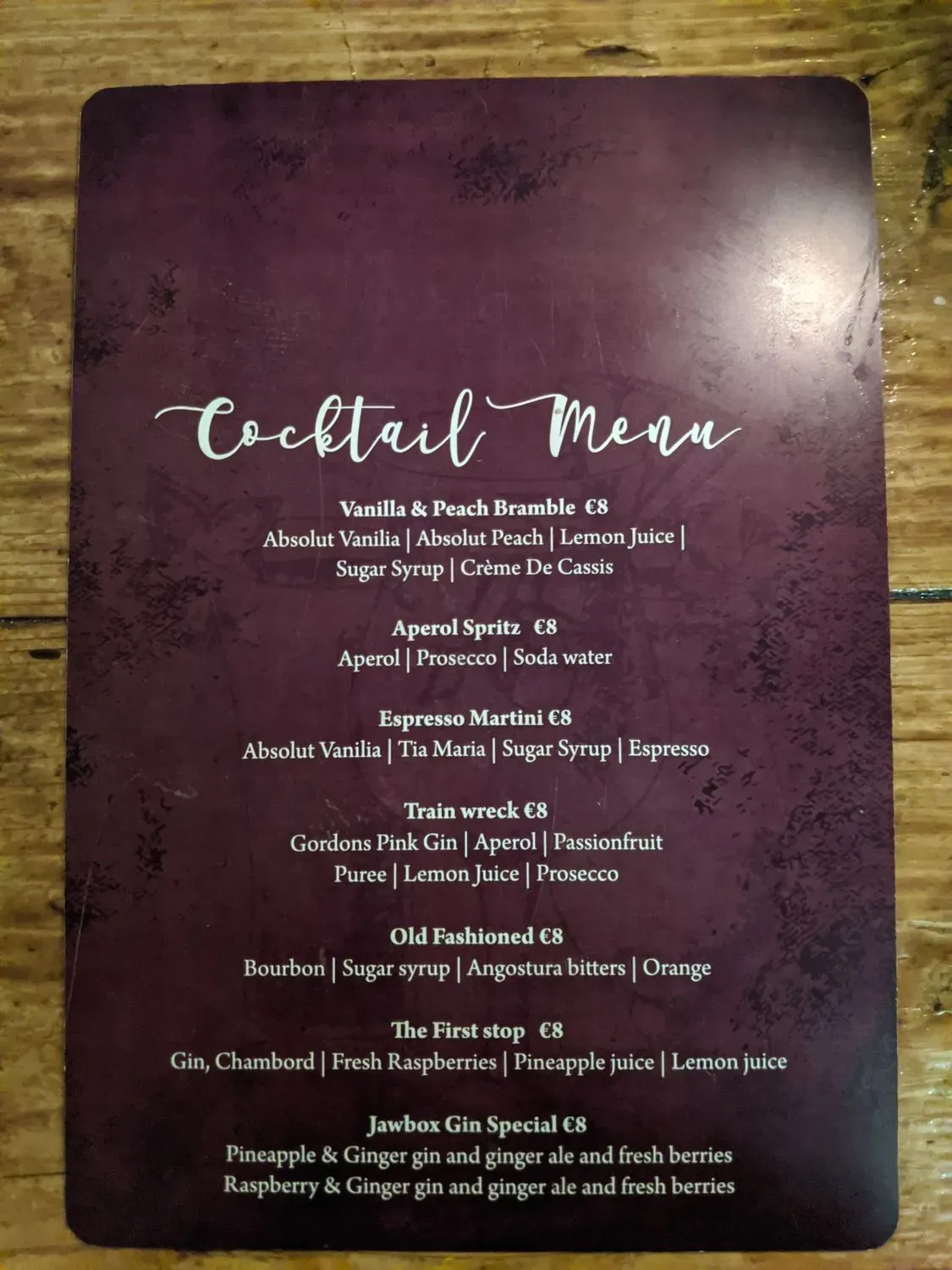 Menu 2