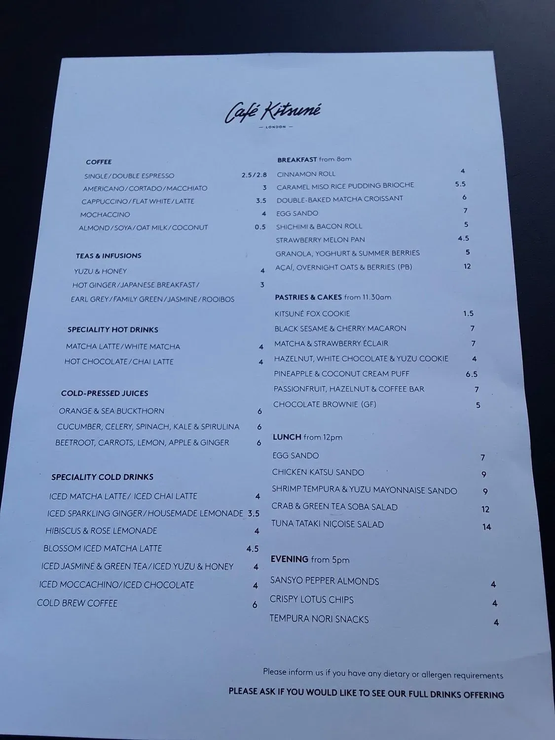 Menu 3