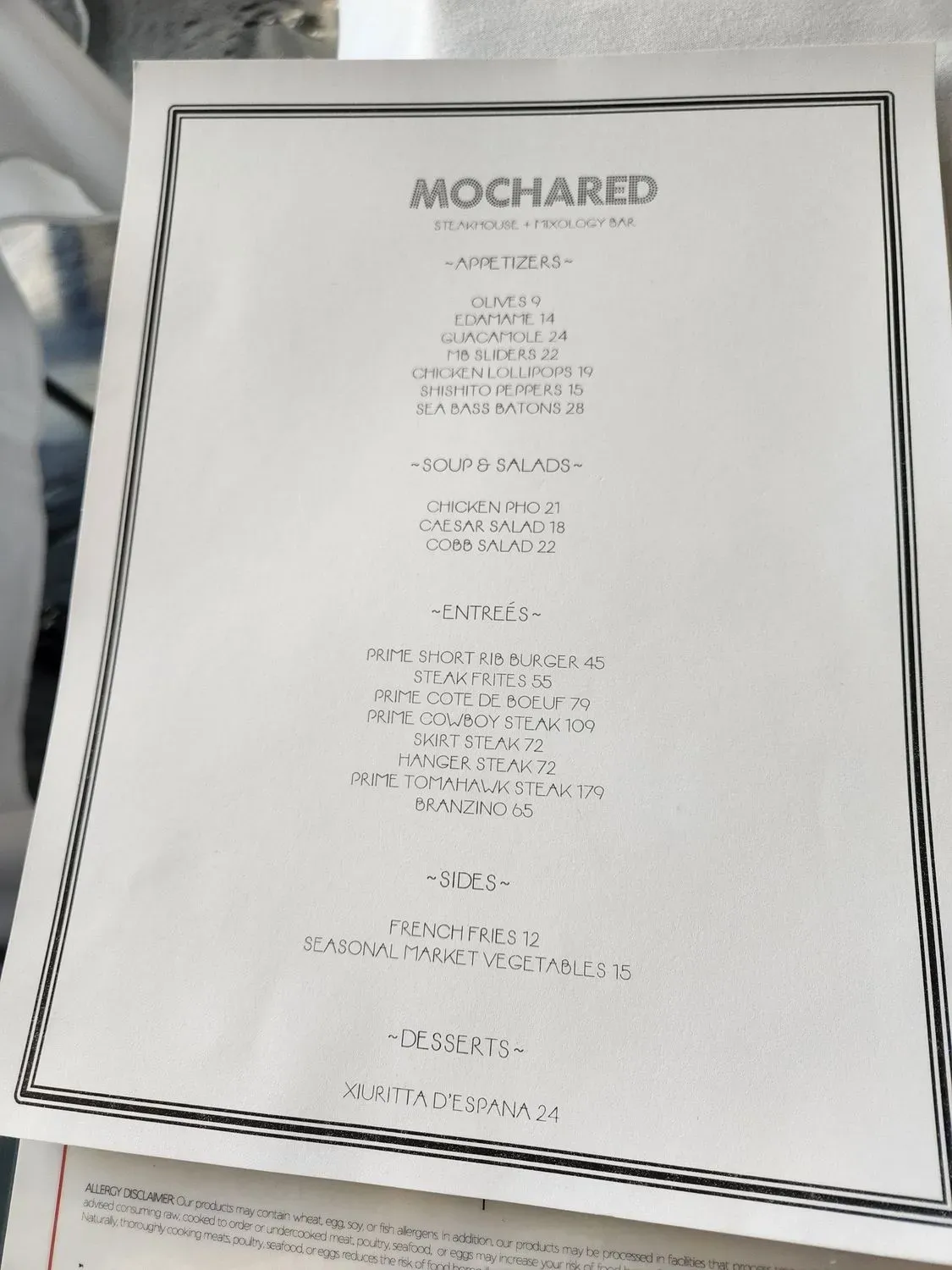 Menu 3