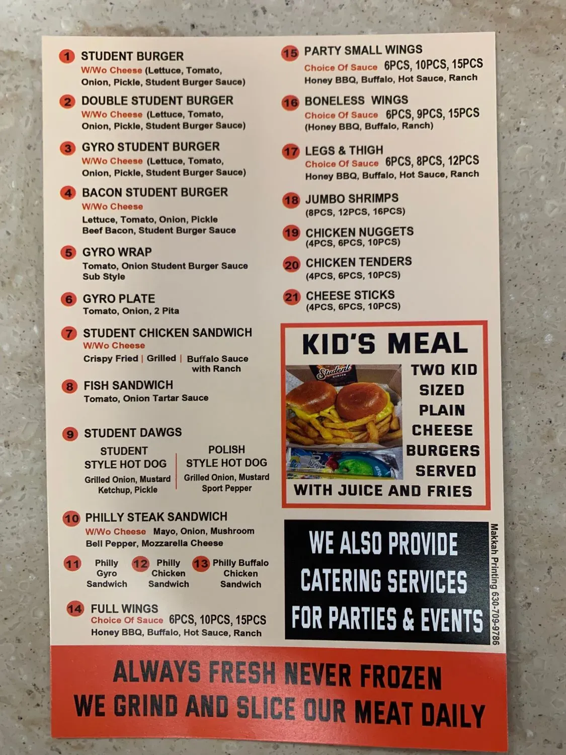 Menu 6
