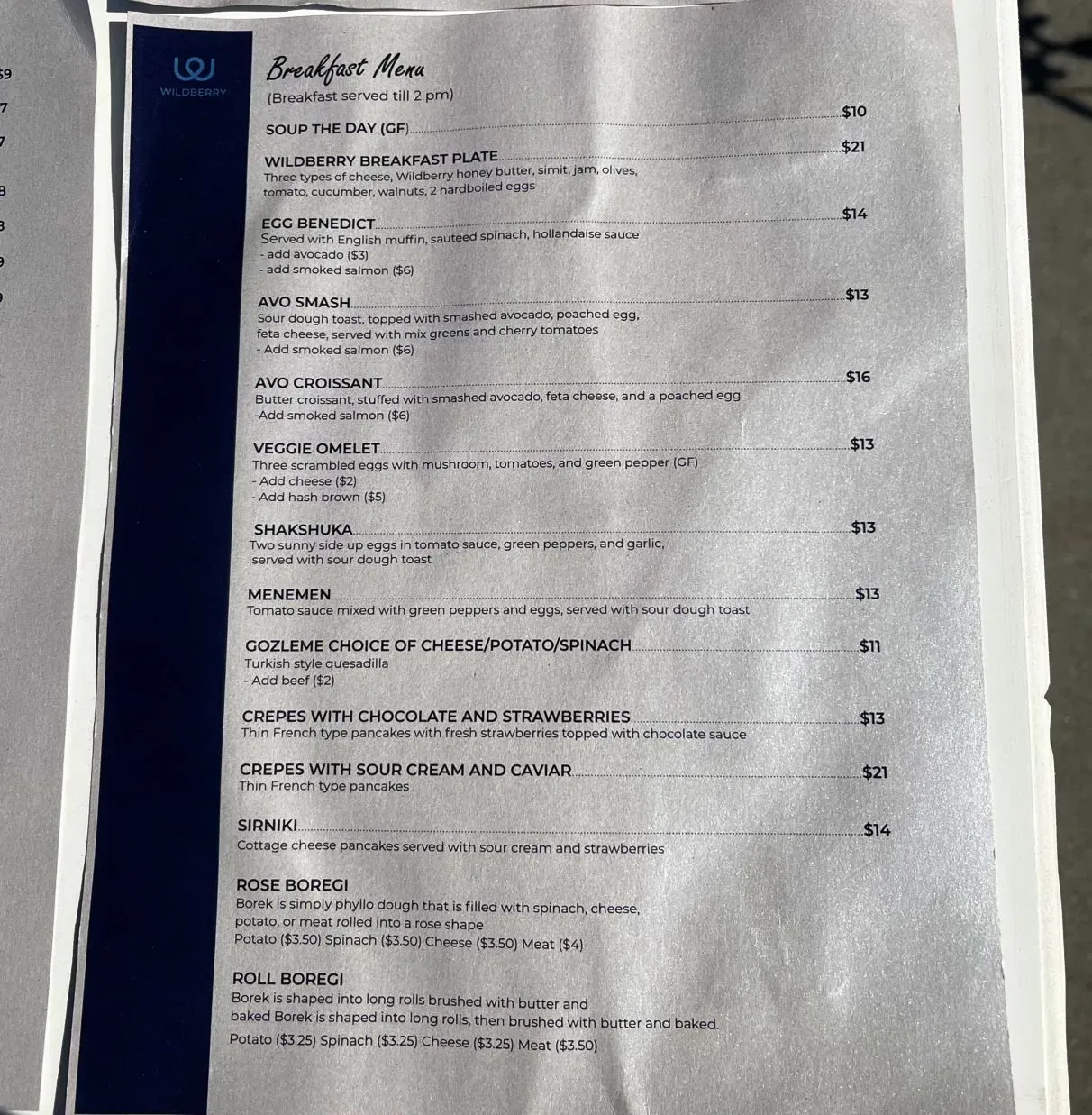 Menu 4