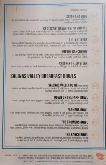 31st Grill Menu | Salinas, CA | Checkle