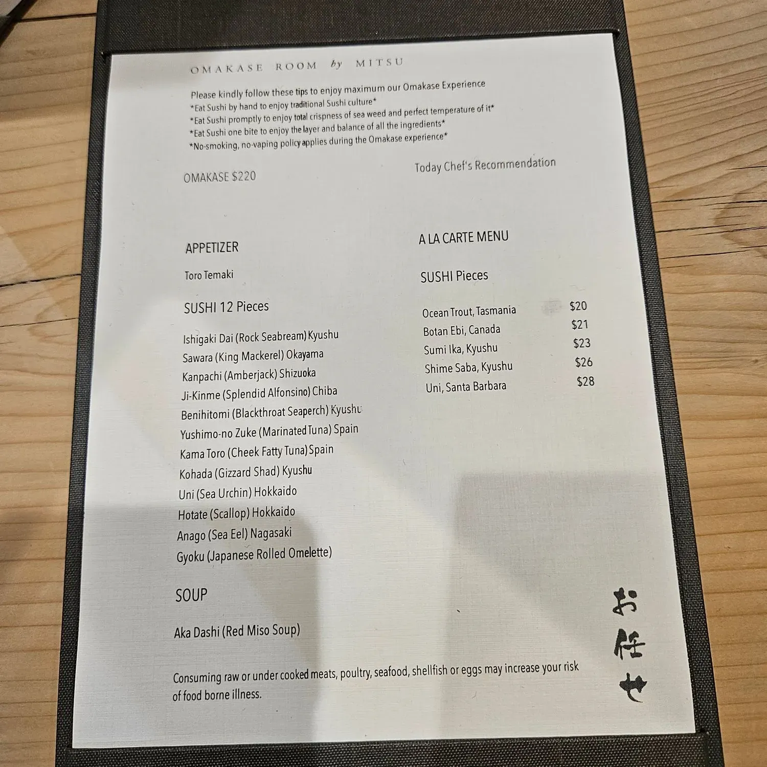 Menu 4