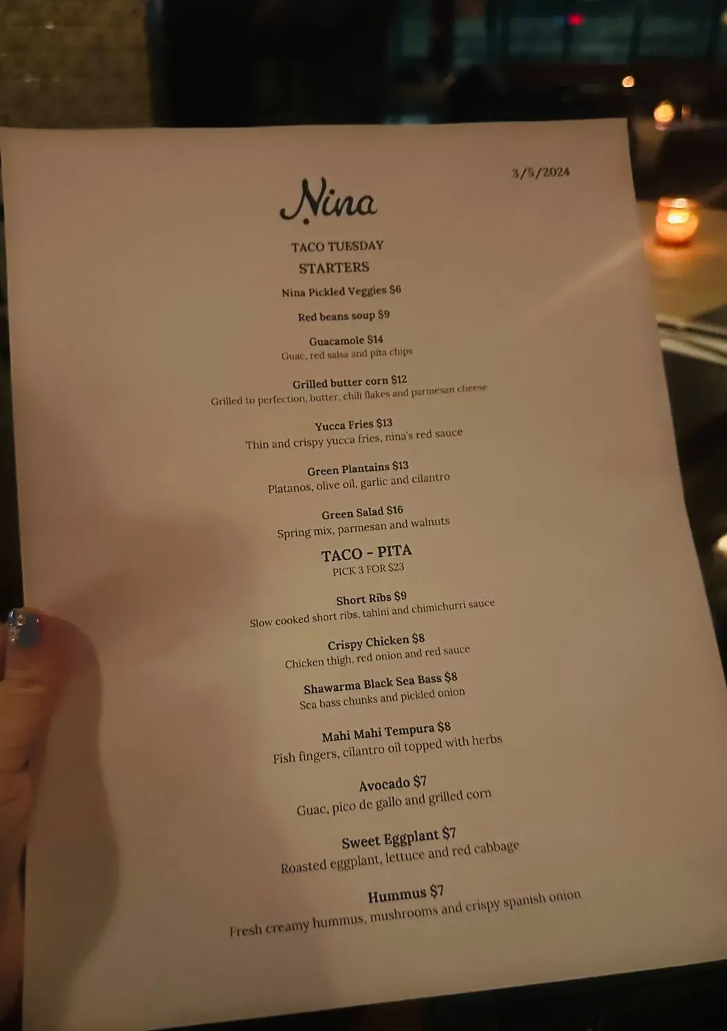 Menu 2