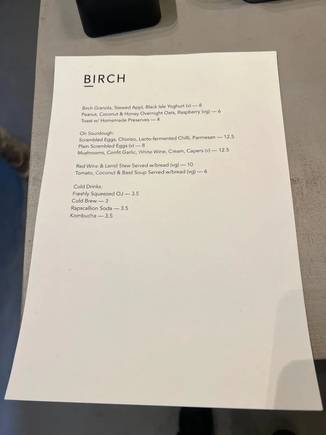 Menu 3