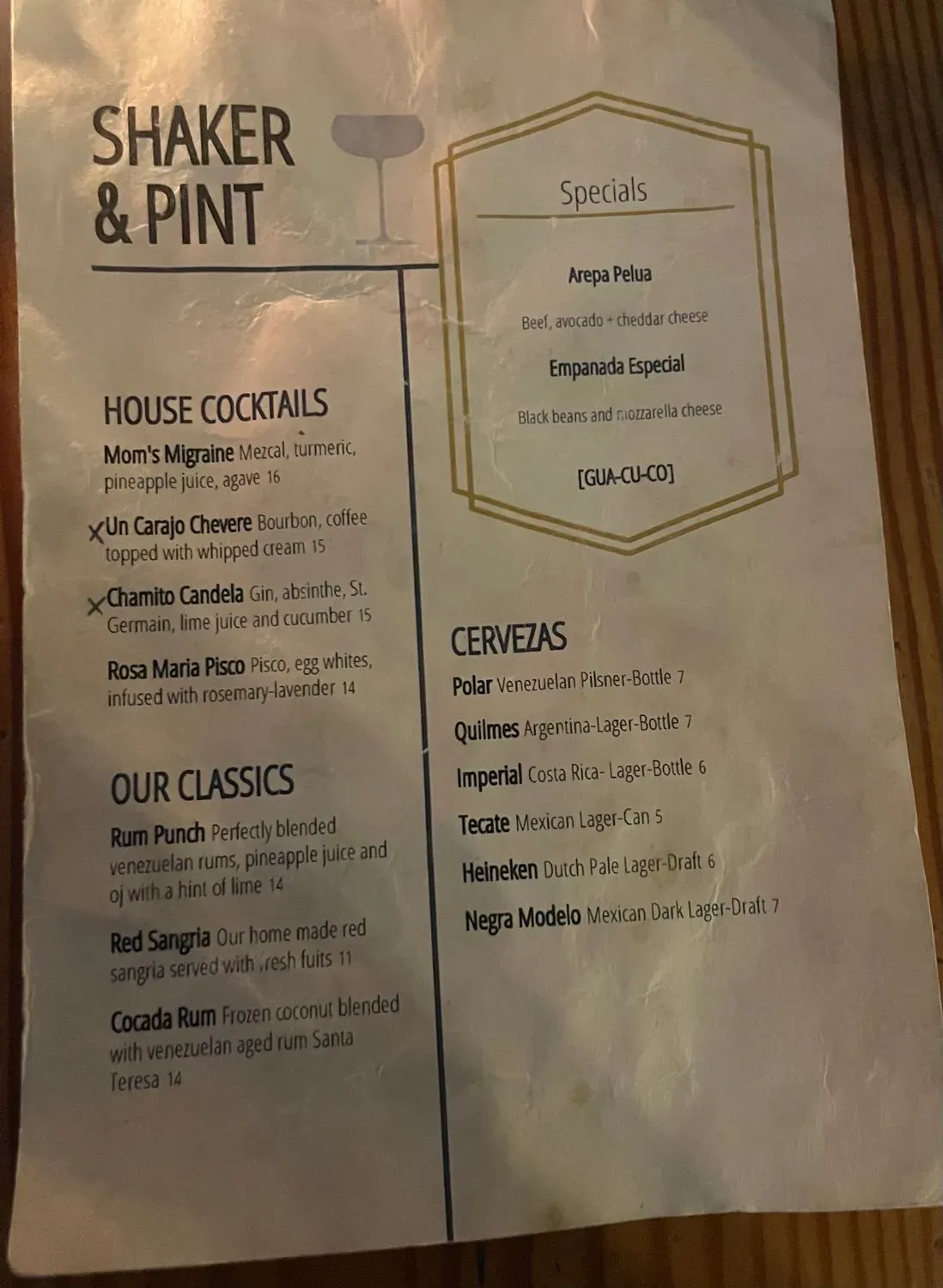 Menu 4