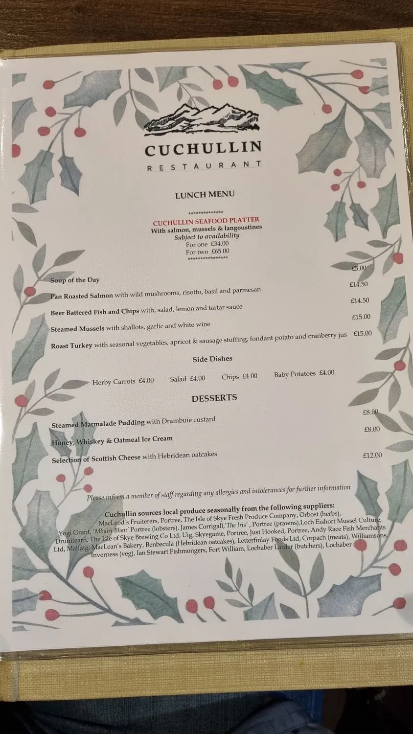 Menu 2