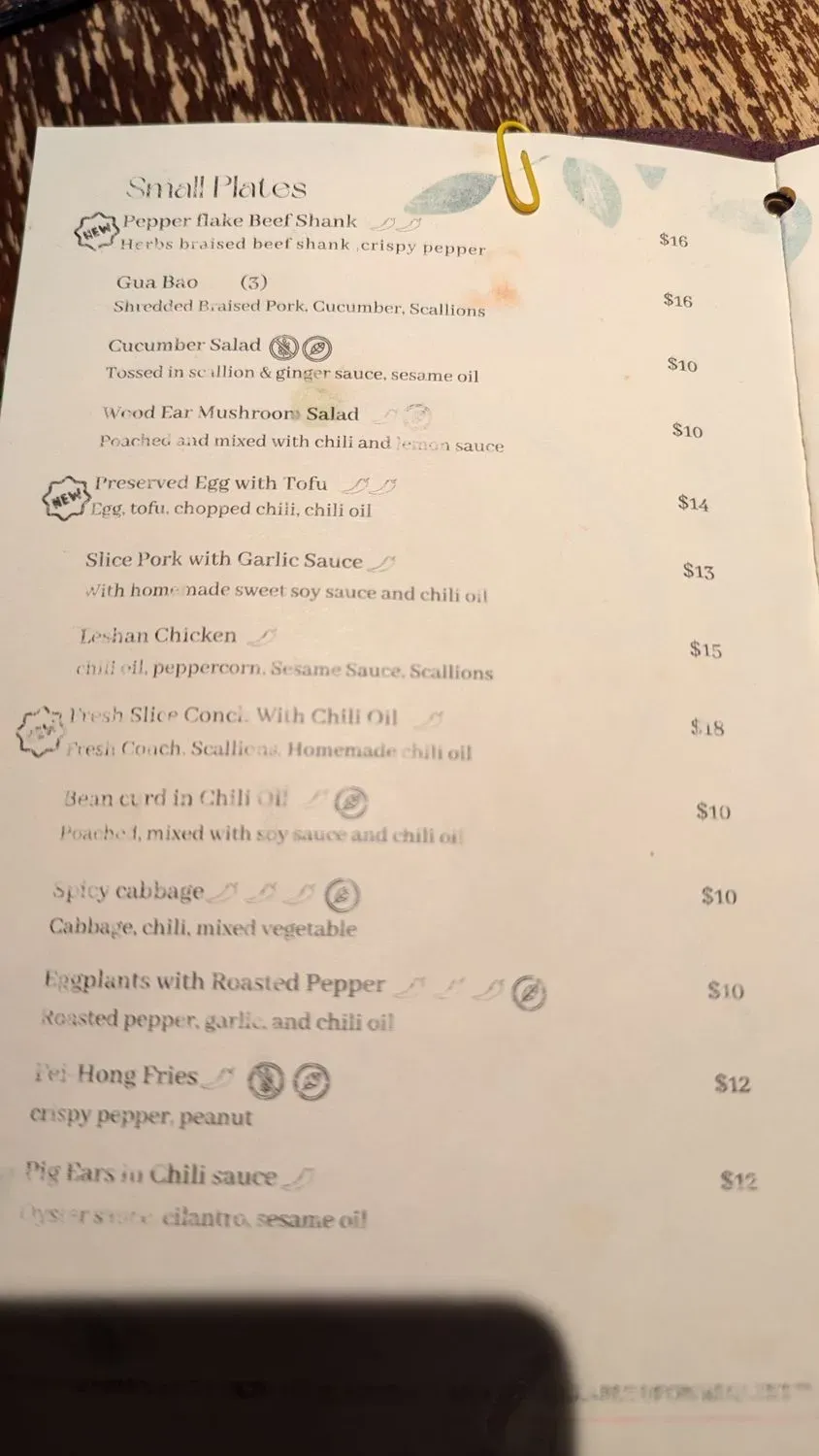 Menu 2