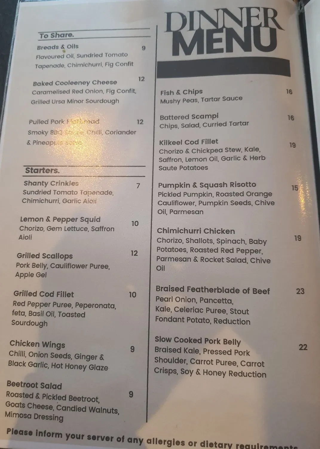 Menu 3