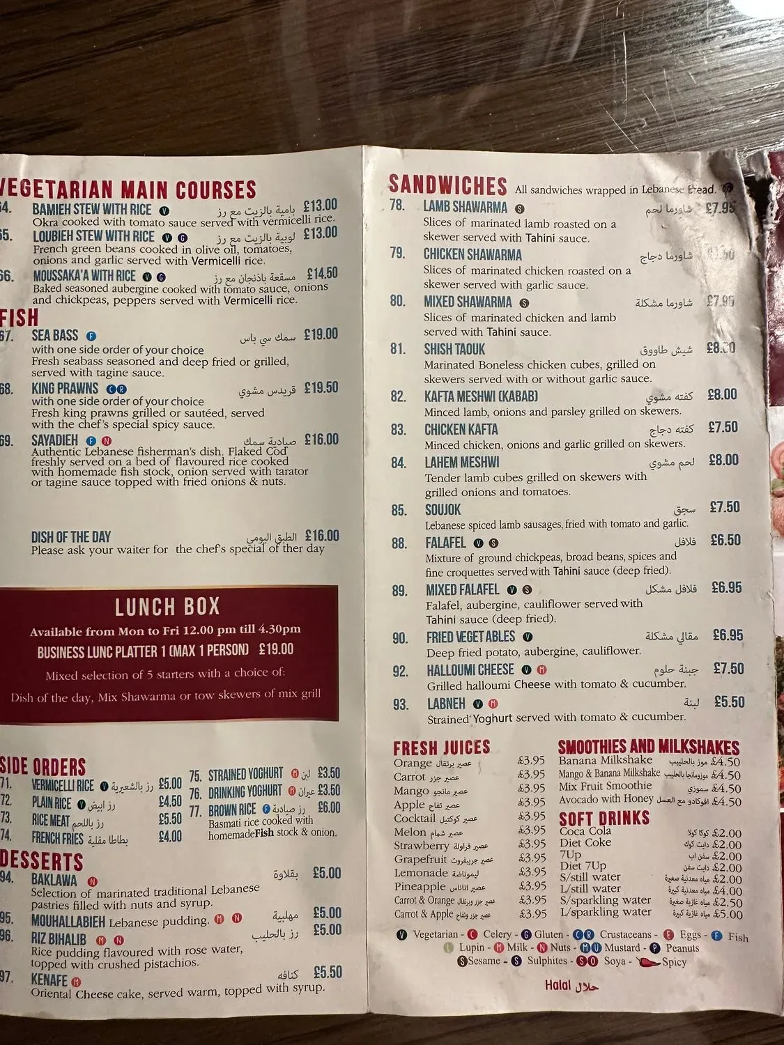 Menu 2