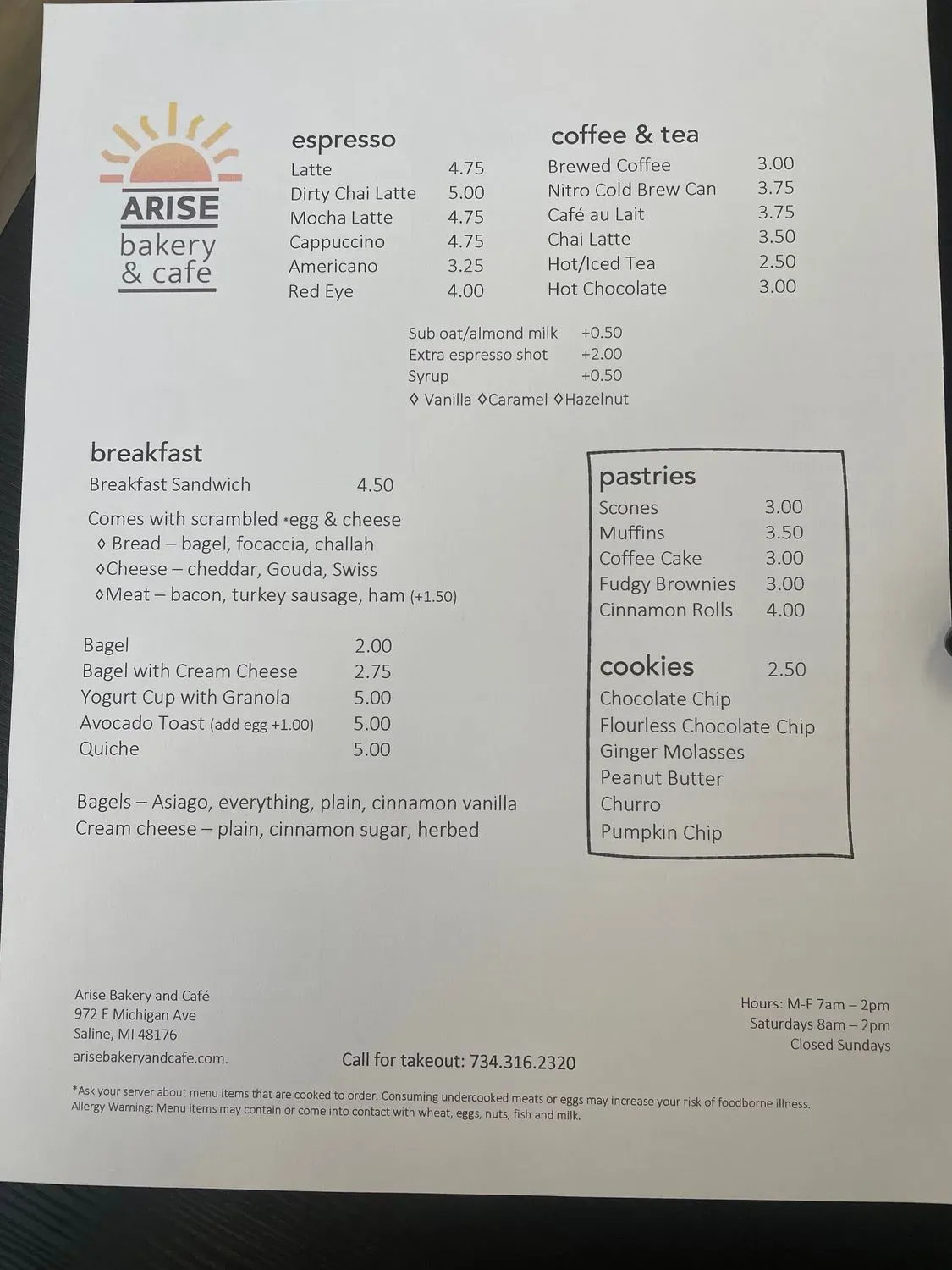 Menu 2