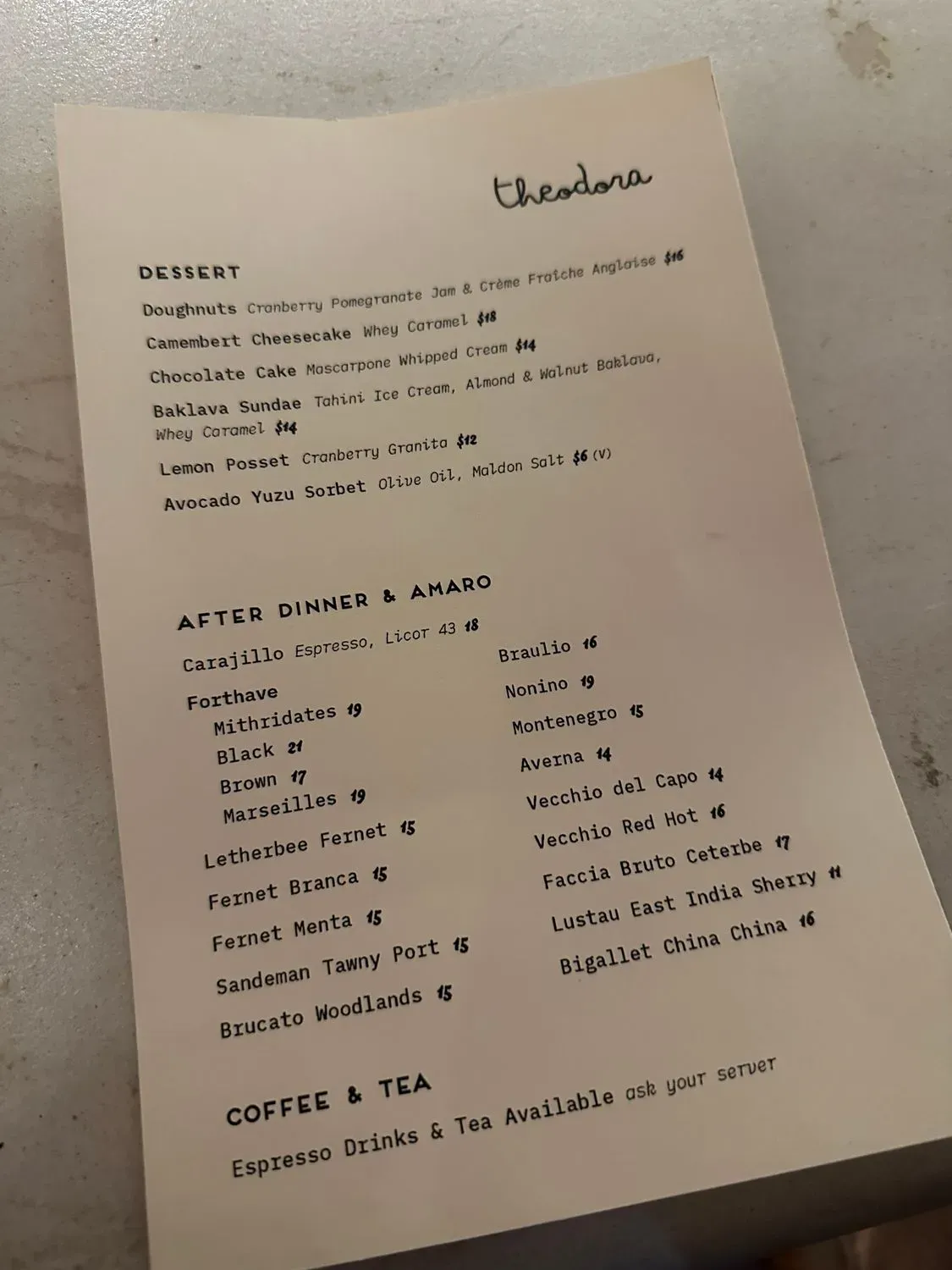 Menu 6