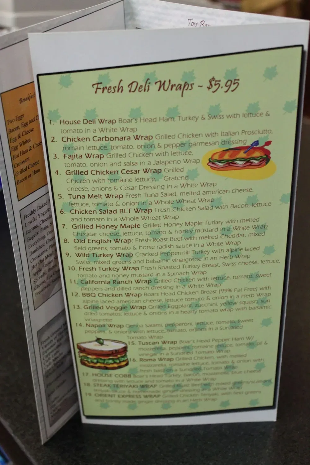 Menu 5