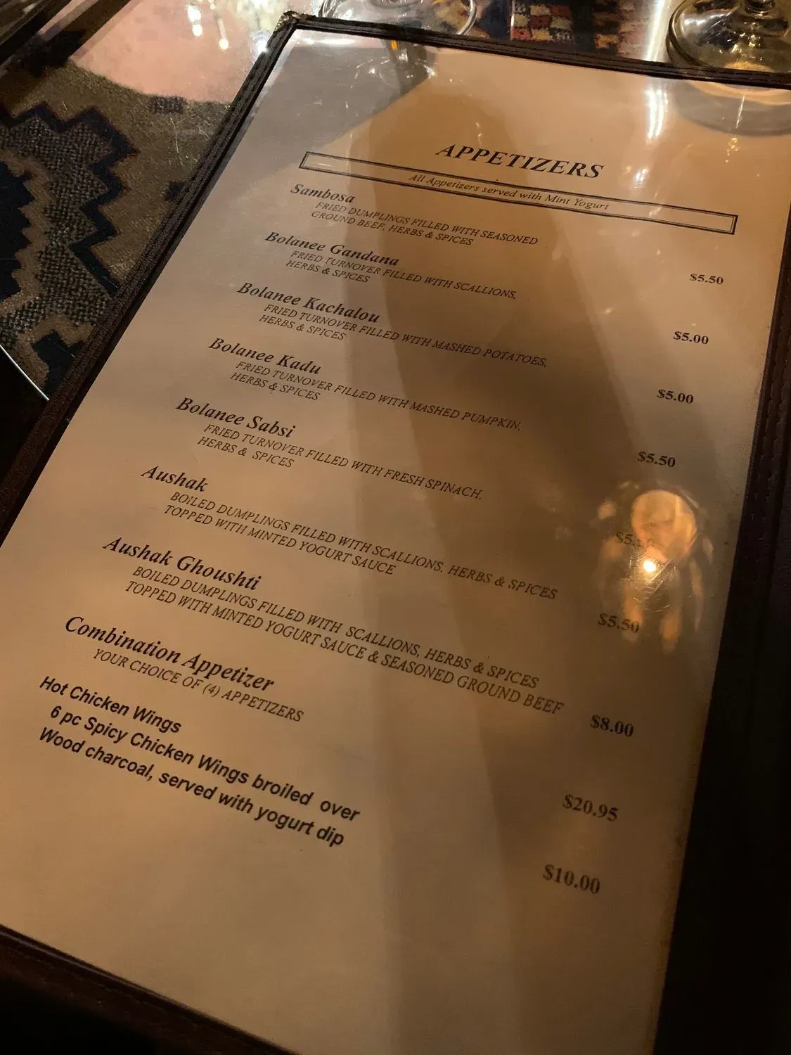 Menu 4