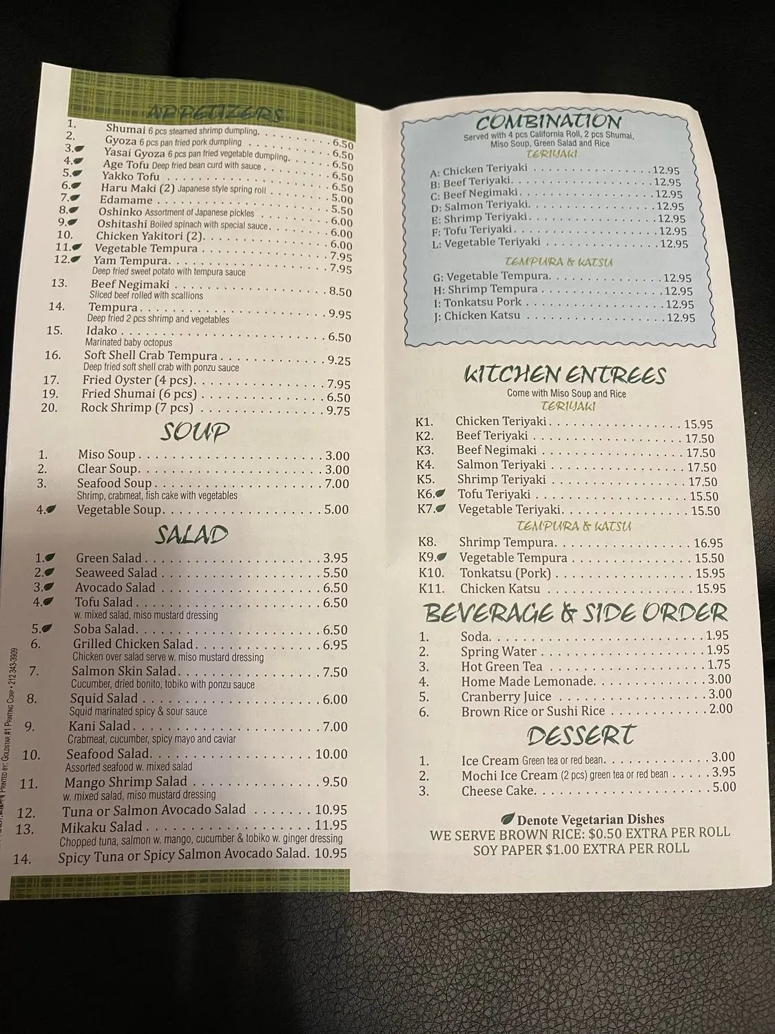 Menu 4