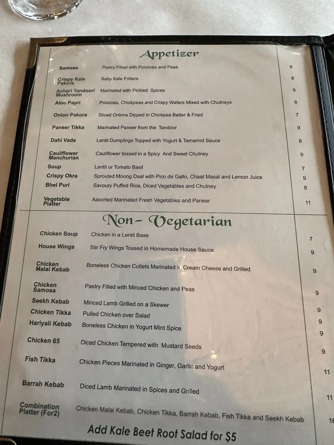 Menu 4