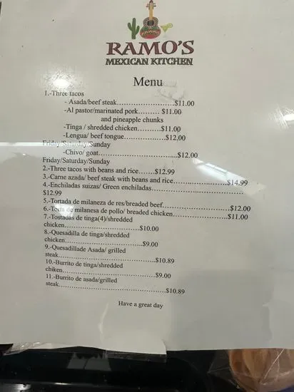 Menu 2