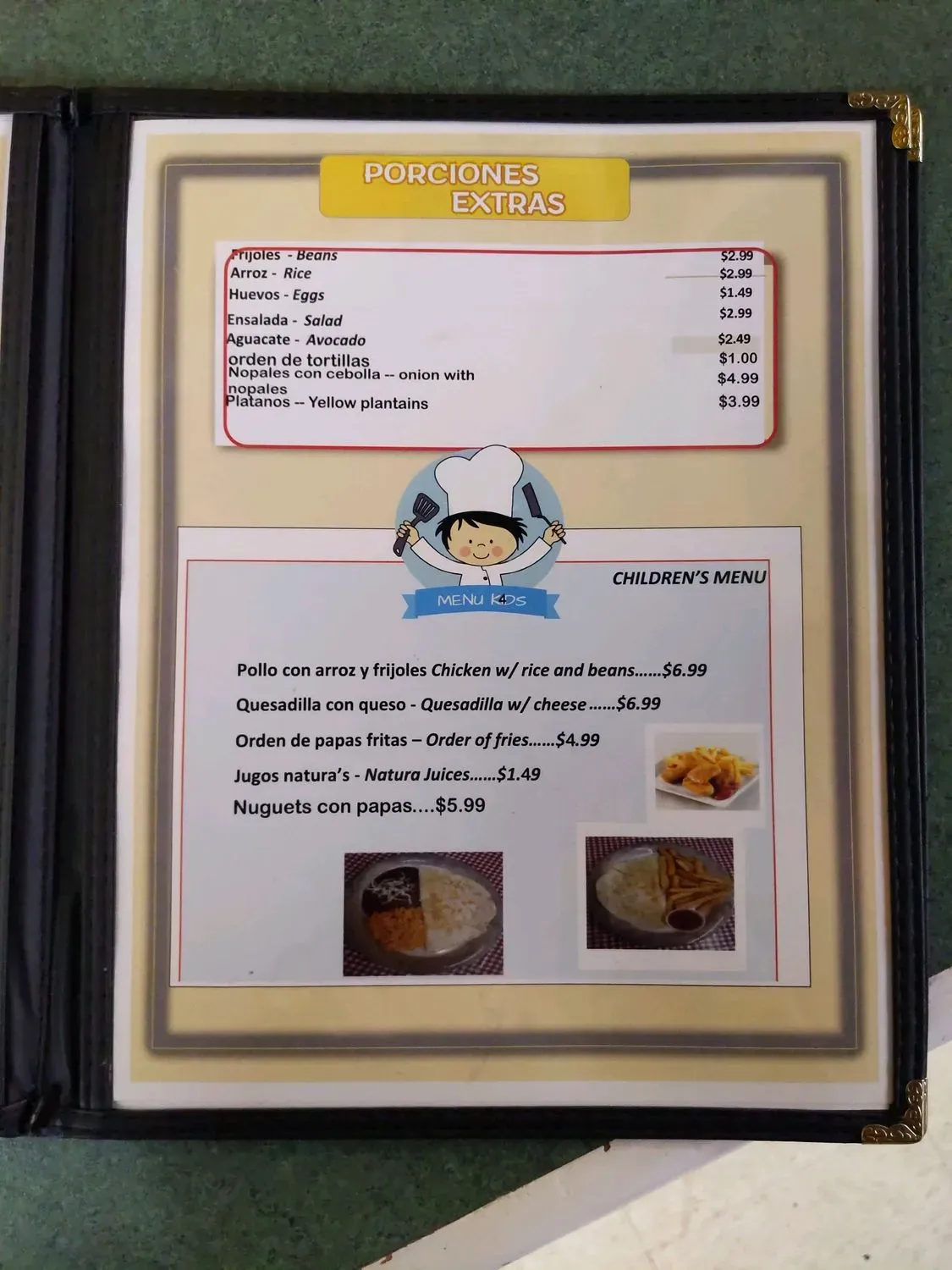 Menu 5