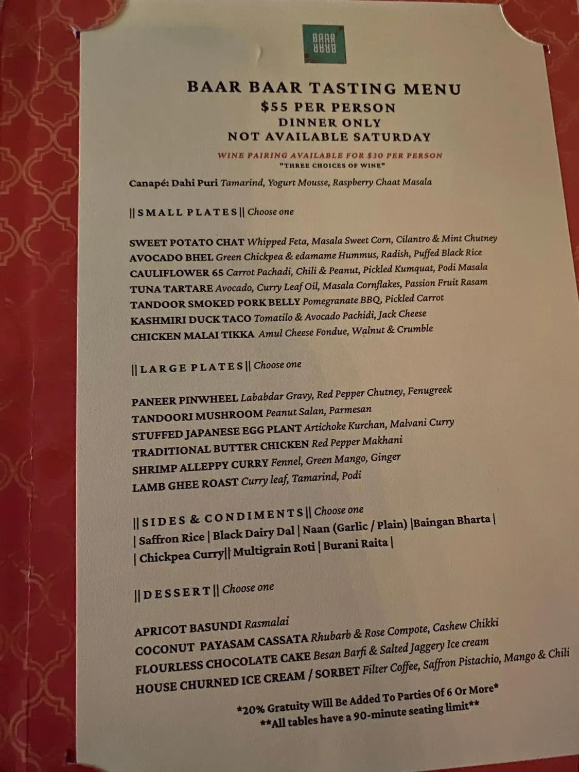 Menu 3