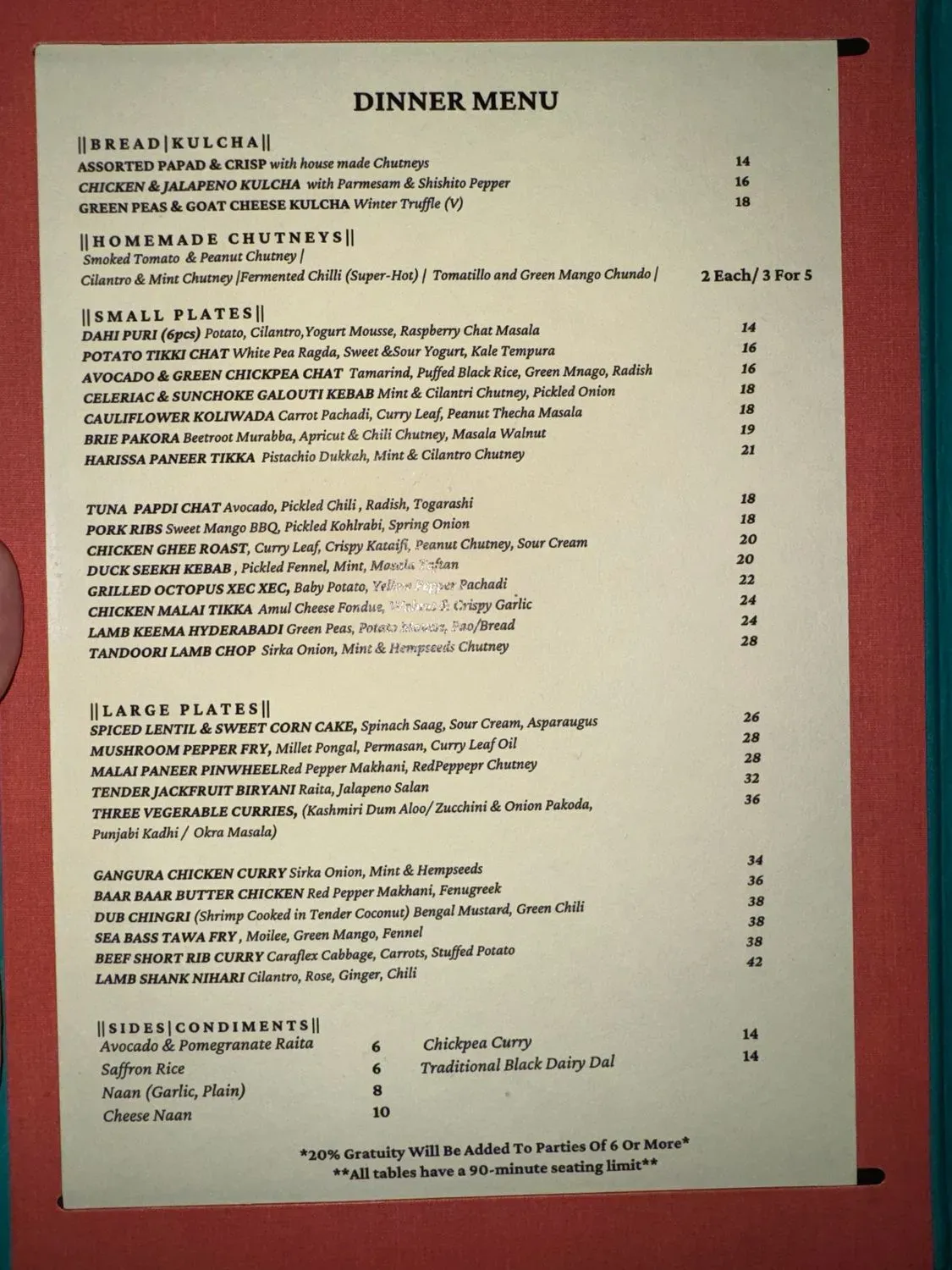 Menu 3