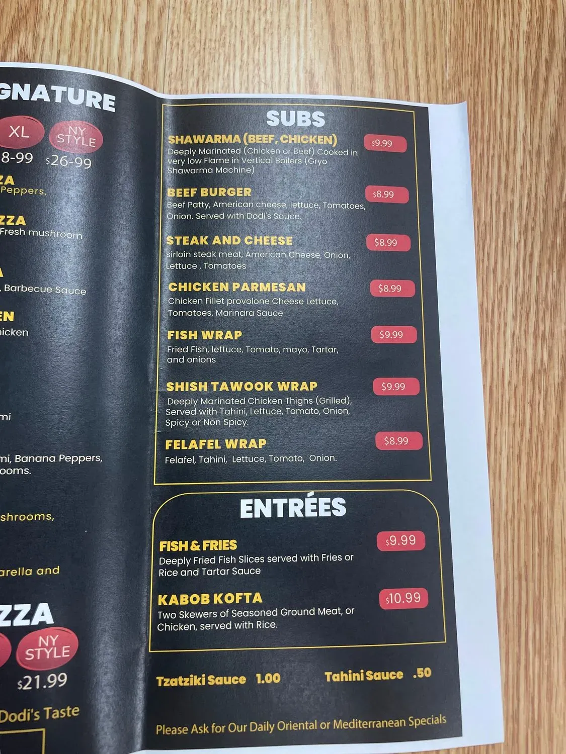 Menu 3