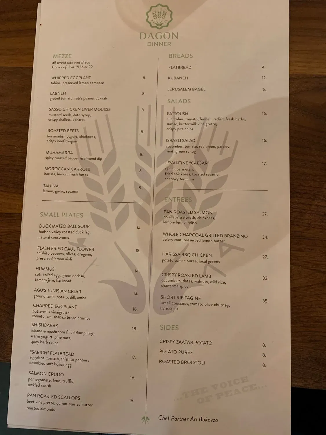 Menu 6