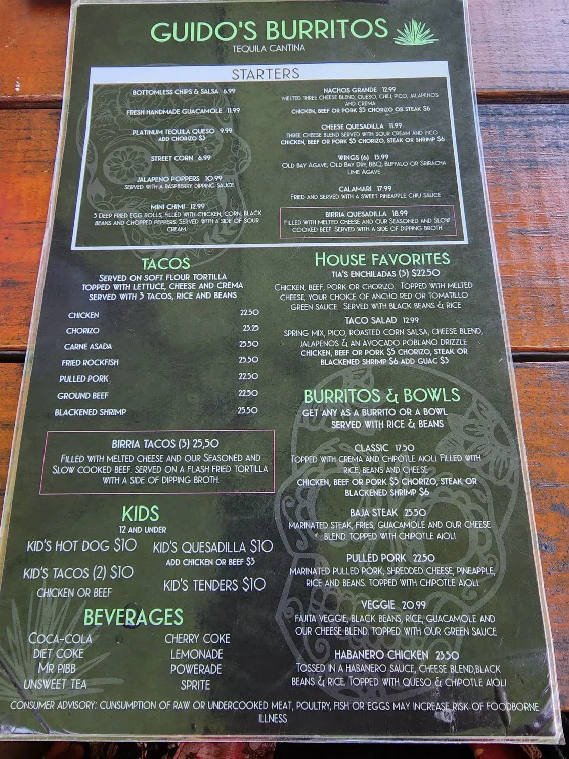 Menu 3