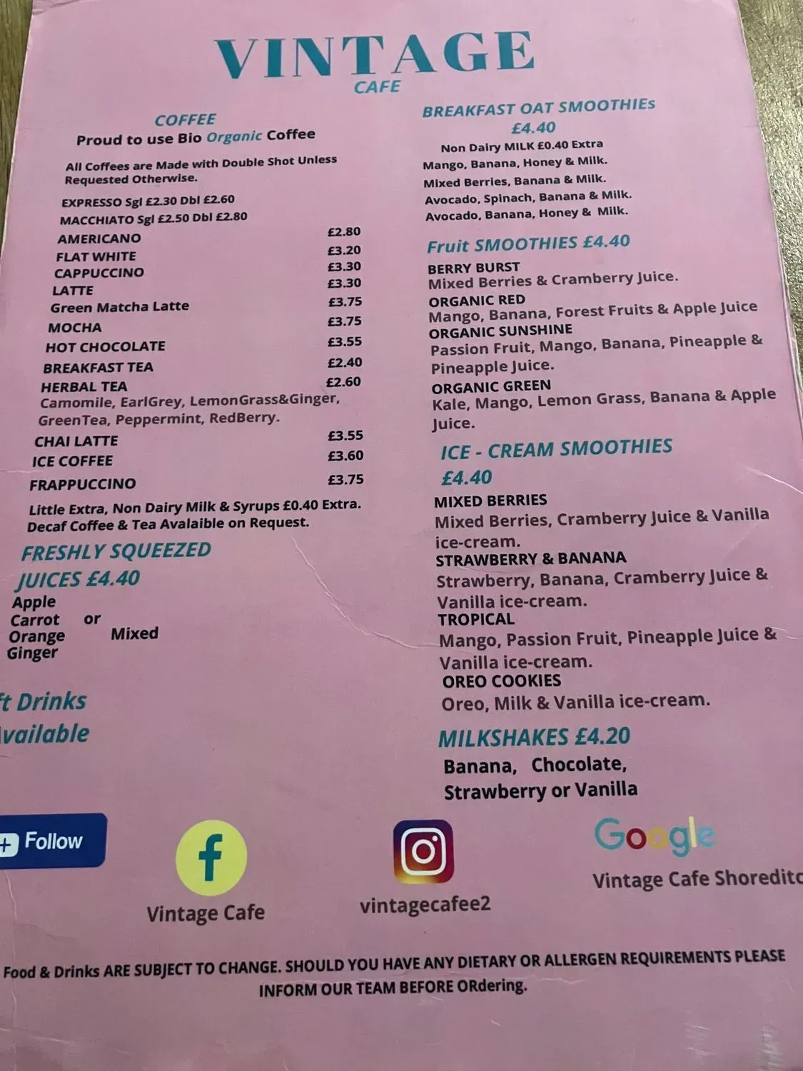 Menu 2