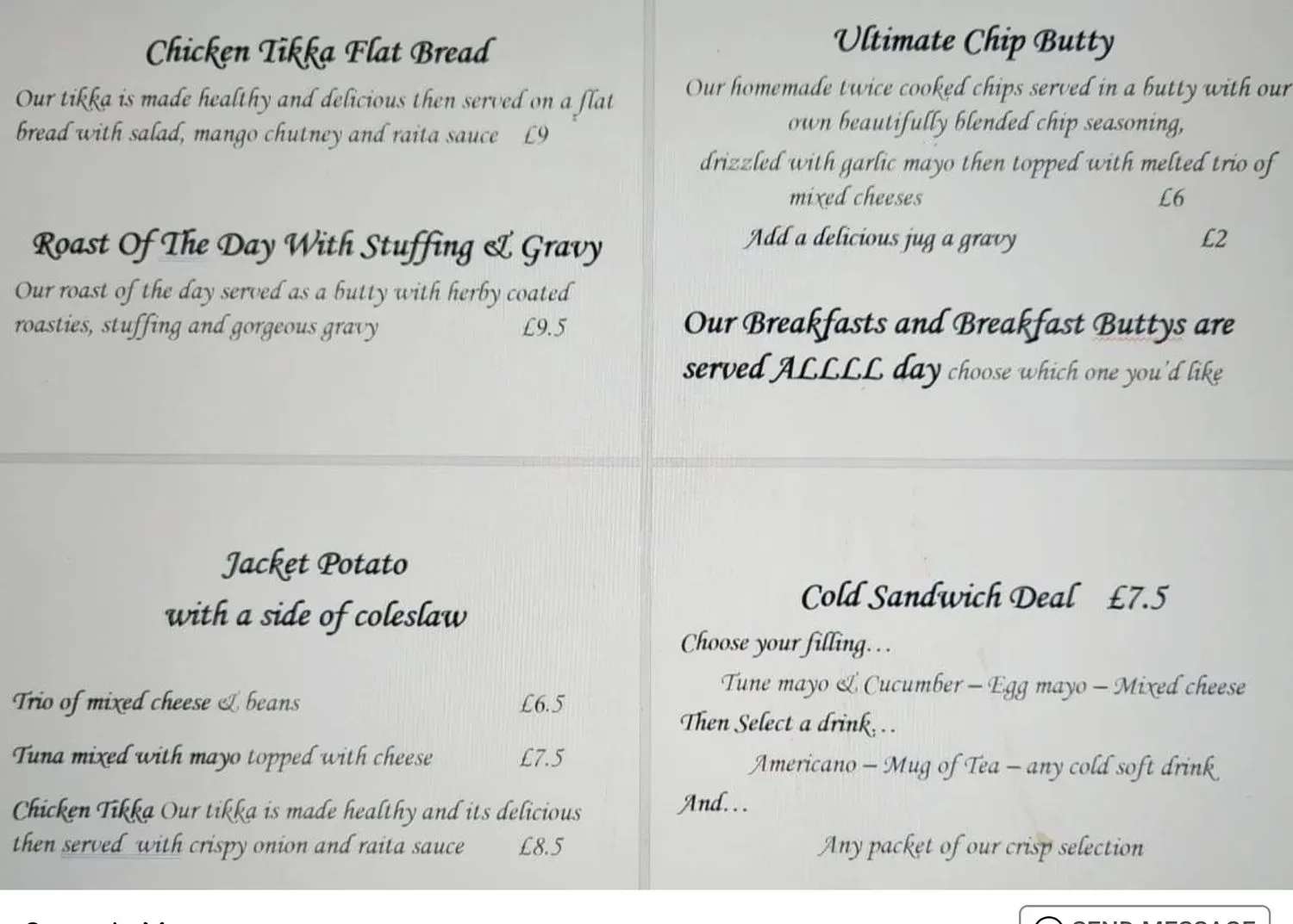 Menu 2