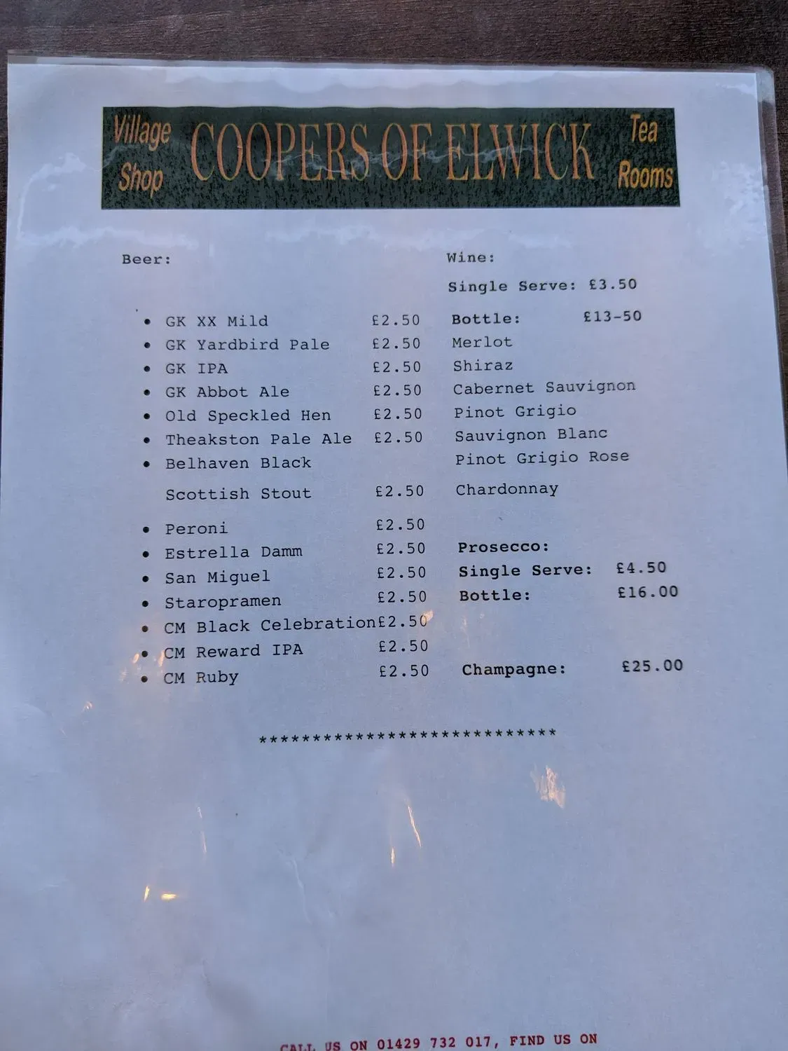 Menu 2