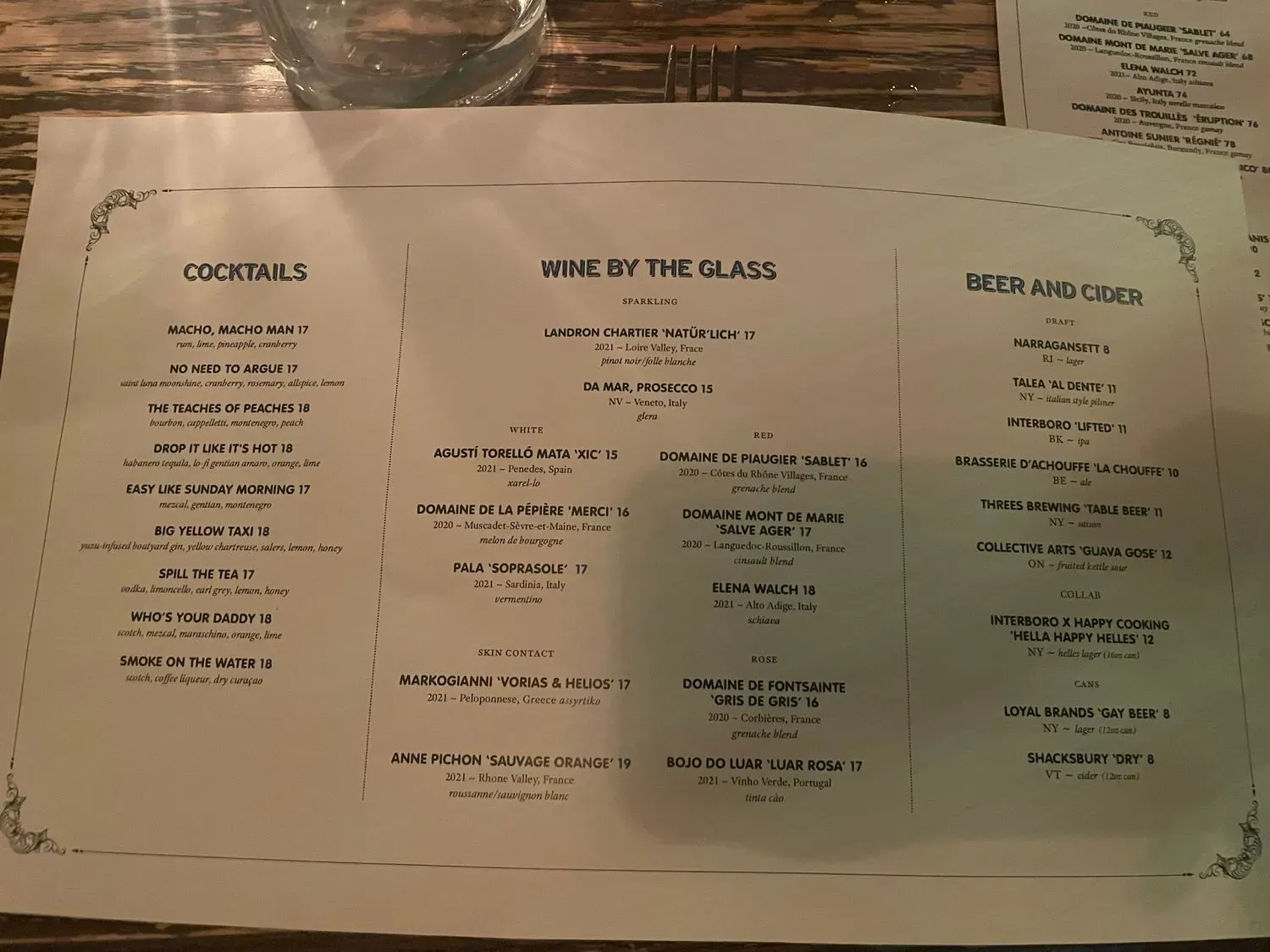 Menu 3